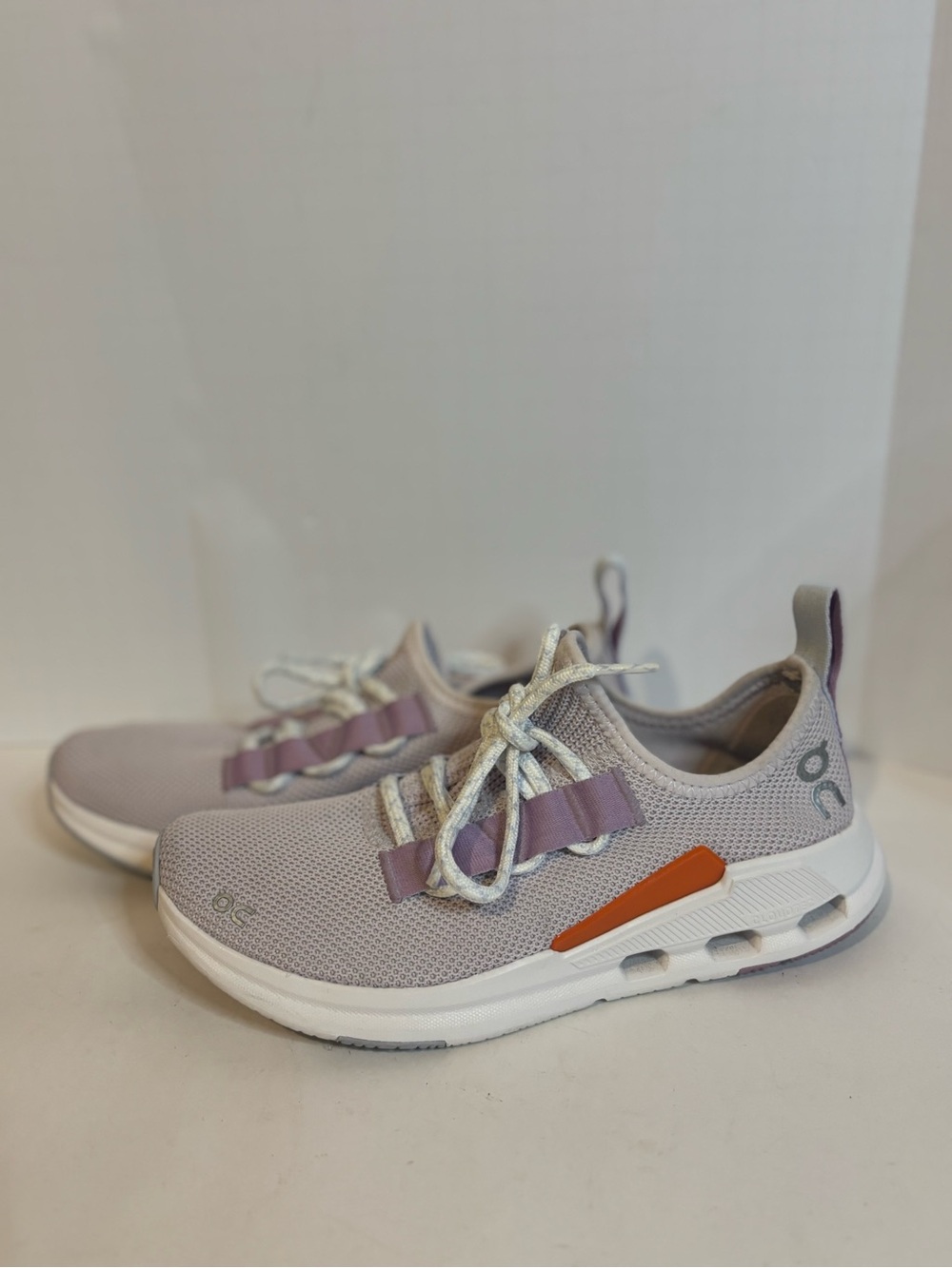 On Running women Lavender Athletic Shoes with Orange Accent